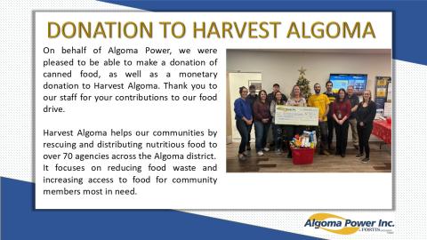 Harvest Algoma